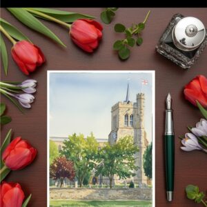 Elstow Village Green Elstow Abbey St Mary's Church, Bedfordshire 1A