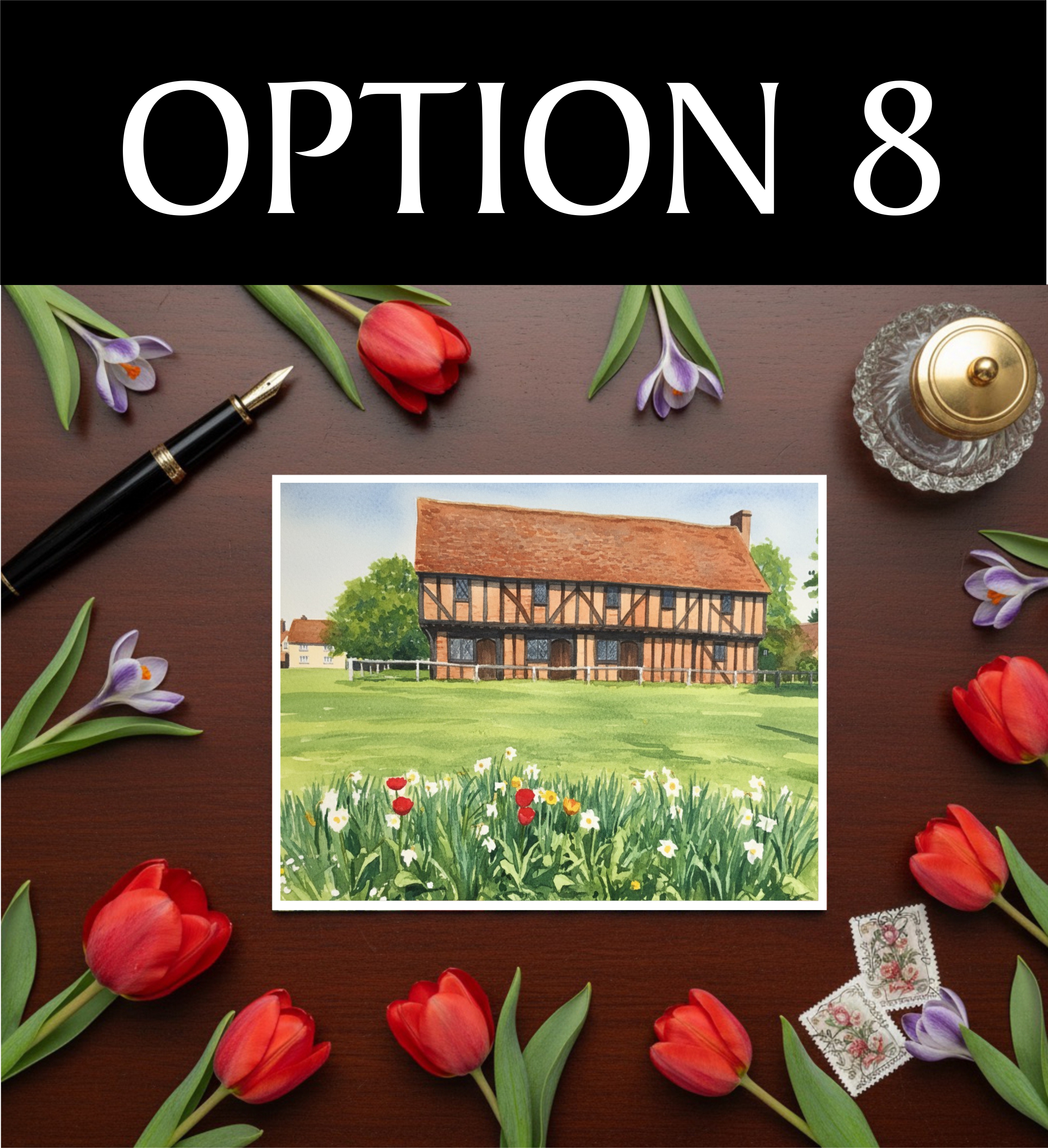 Moot Hall Elstow Village Green Near Bedford, Bedfordshire, John Nunyan Meeting Place Side View c