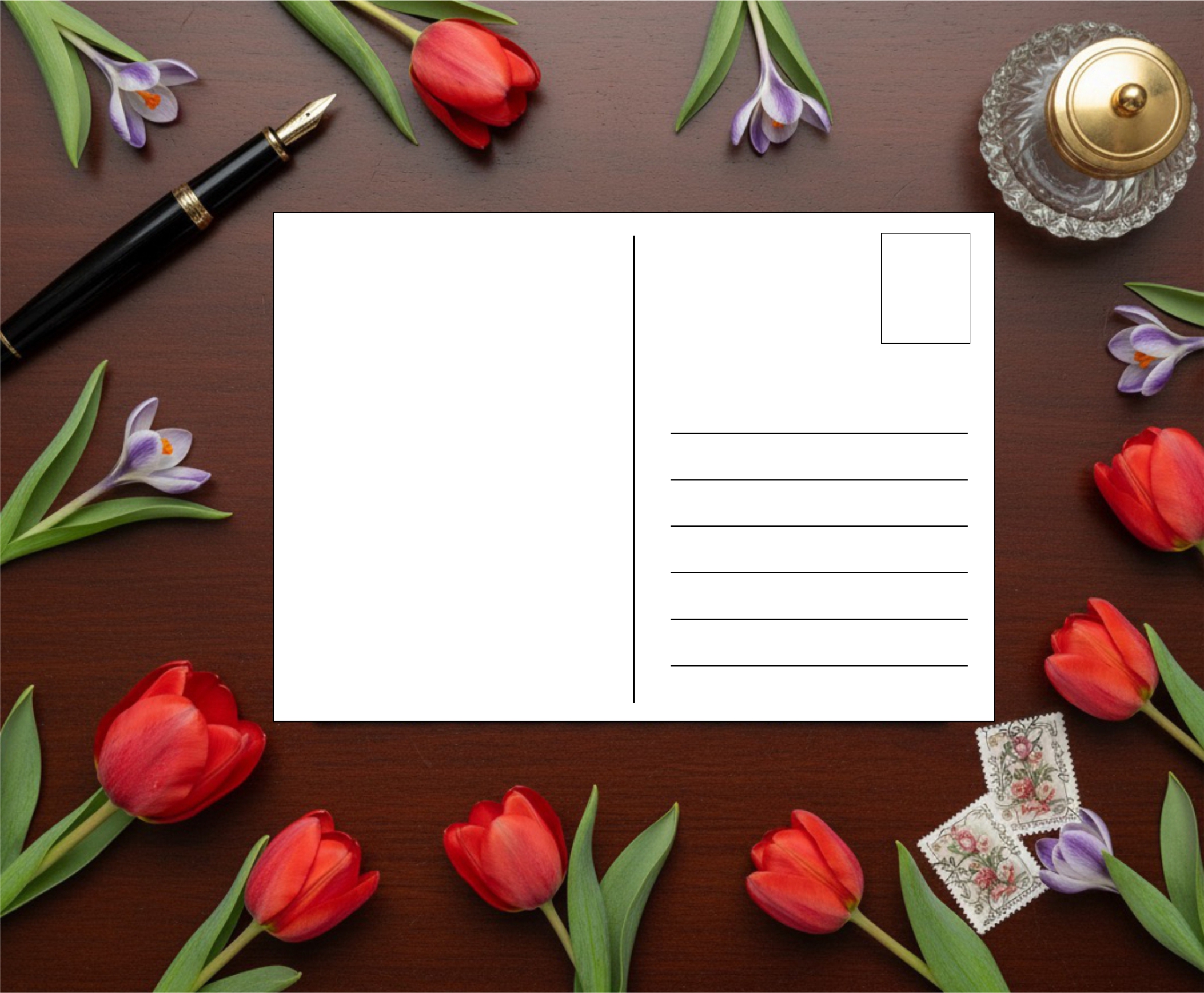 Elstow Abbey From The Distance, Elstow Green In Bedfordshire Post Card - Image 3